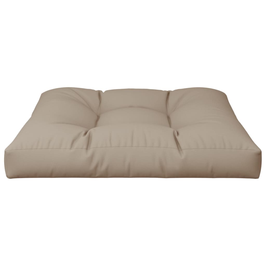 vidaXL Poduszka na sofę z palet, kolor taupe, 70x70x10 cm