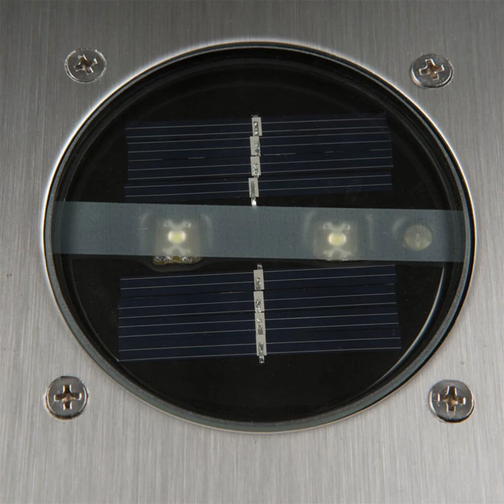 Ranex Punktowa lampa solarna, kwadratowa, 0,12 W, srebrna 5000.198