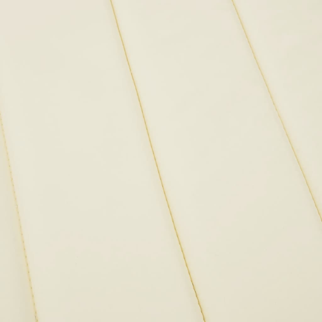 vidaXL Poduszka na leżak, kremowa, 186x58x3 cm, tkanina Oxford