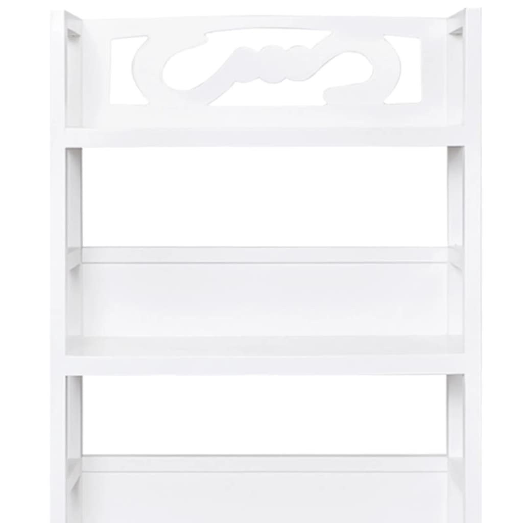 vidaXL Drewniana szafka łazienkowa Albuquerque, biała, 46x24x117,5 cm