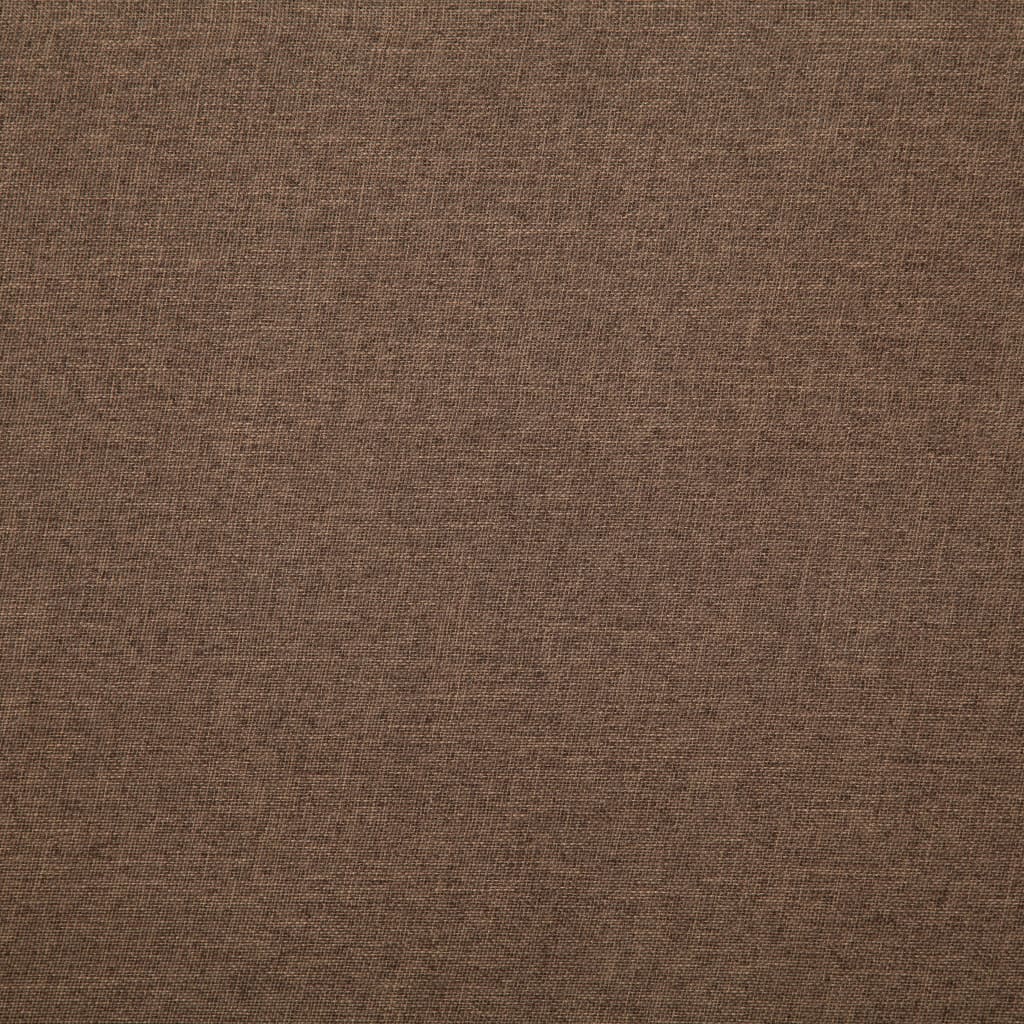 vidaXL Fotel kubik, brązowy, tkanina