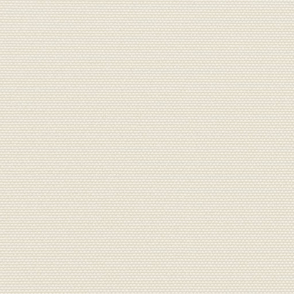 vidaXL Zwijana markiza boczna, kremowa, 120 x 1000 cm