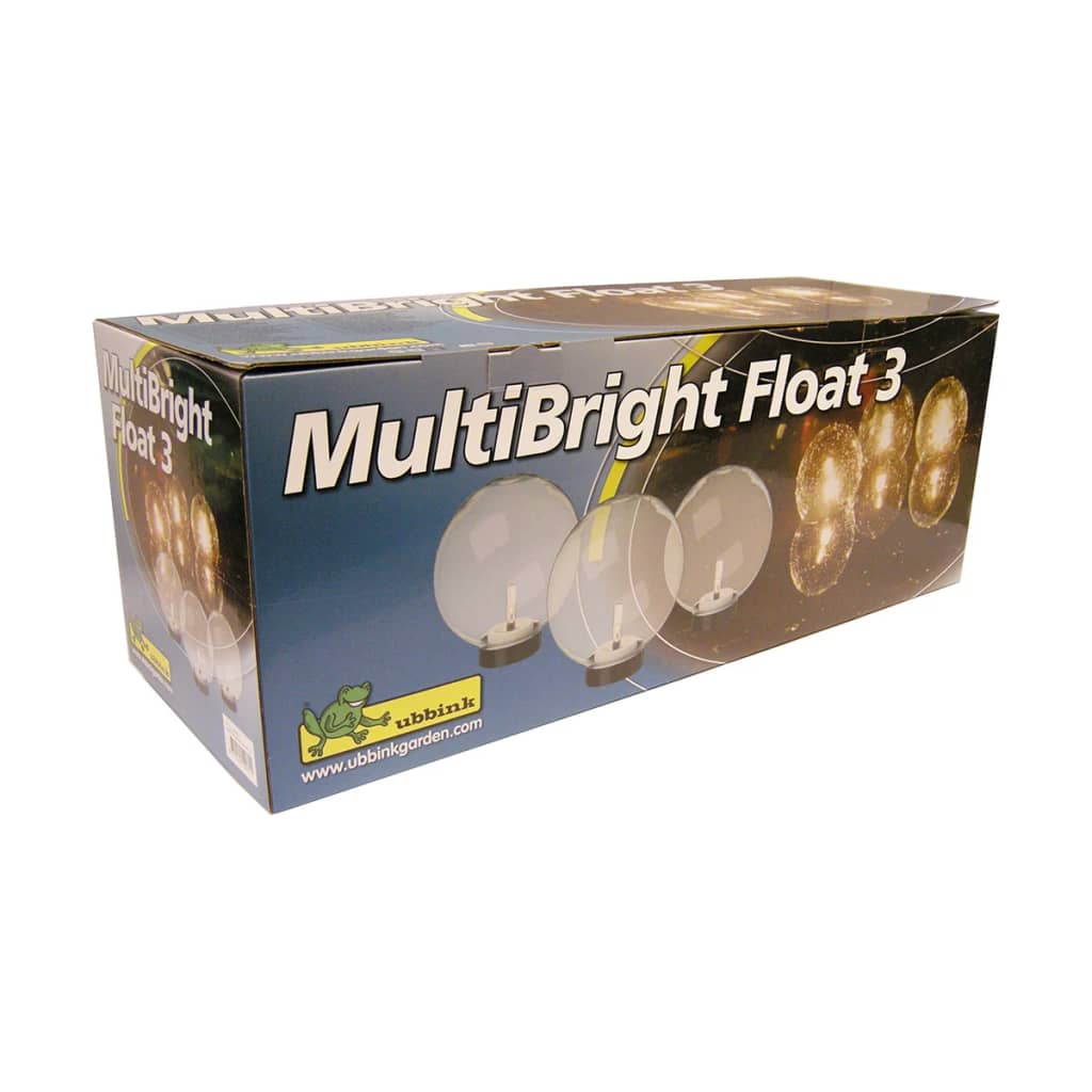 Ubbink Pływające oświetlenie wodne LED MultiBright Float 3, 1354008