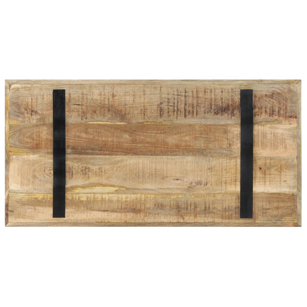 vidaXL Stół jadalniany, 120x60x76 cm, surowe drewno mango