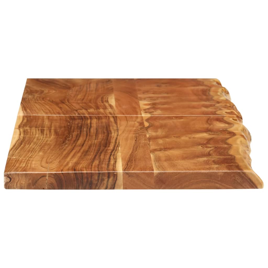 vidaXL Blat łazienkowy, lite drewno akacjowe, 140 x 55 x 3,8 cm