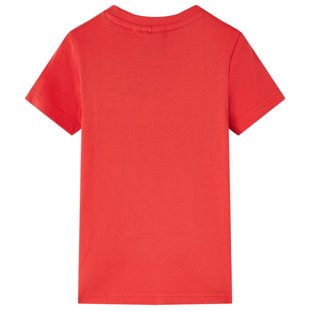 Koszulka dziecięca, czerwona, 92