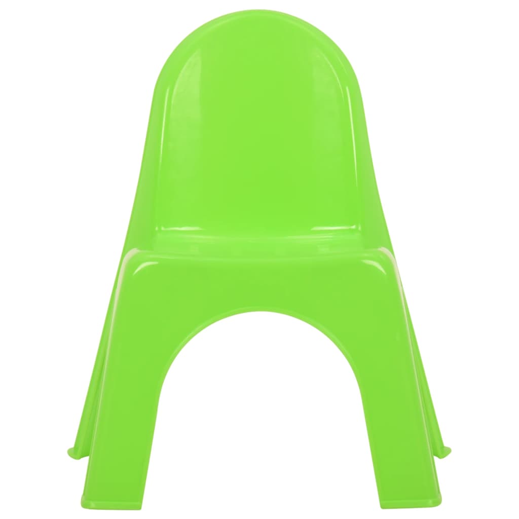 vidaXL Stolik i krzesełka dla dzieci, polipropylen