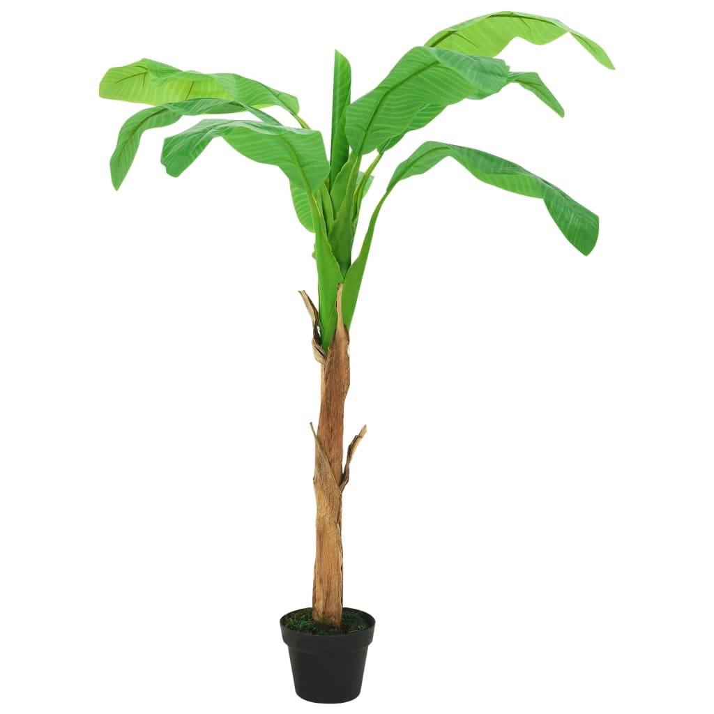 vidaXL Sztuczne drzewko bananowe z doniczką, 180 cm, zielone
