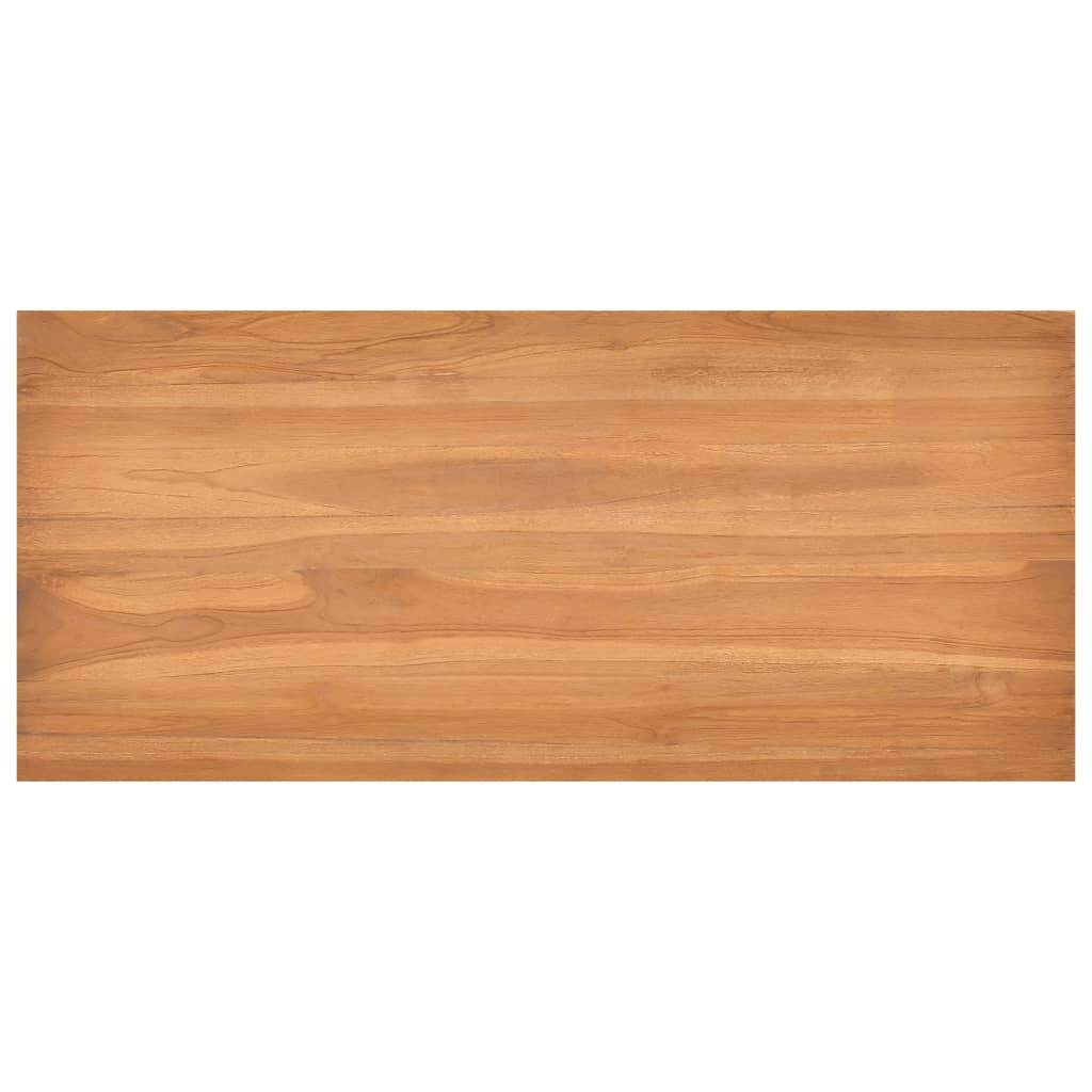 vidaXL Biurko, 100x45x75 cm, lite drewno tekowe