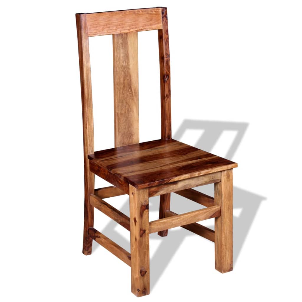 vidaXL Krzesła do jadalni 2 szt. drewno sheesham