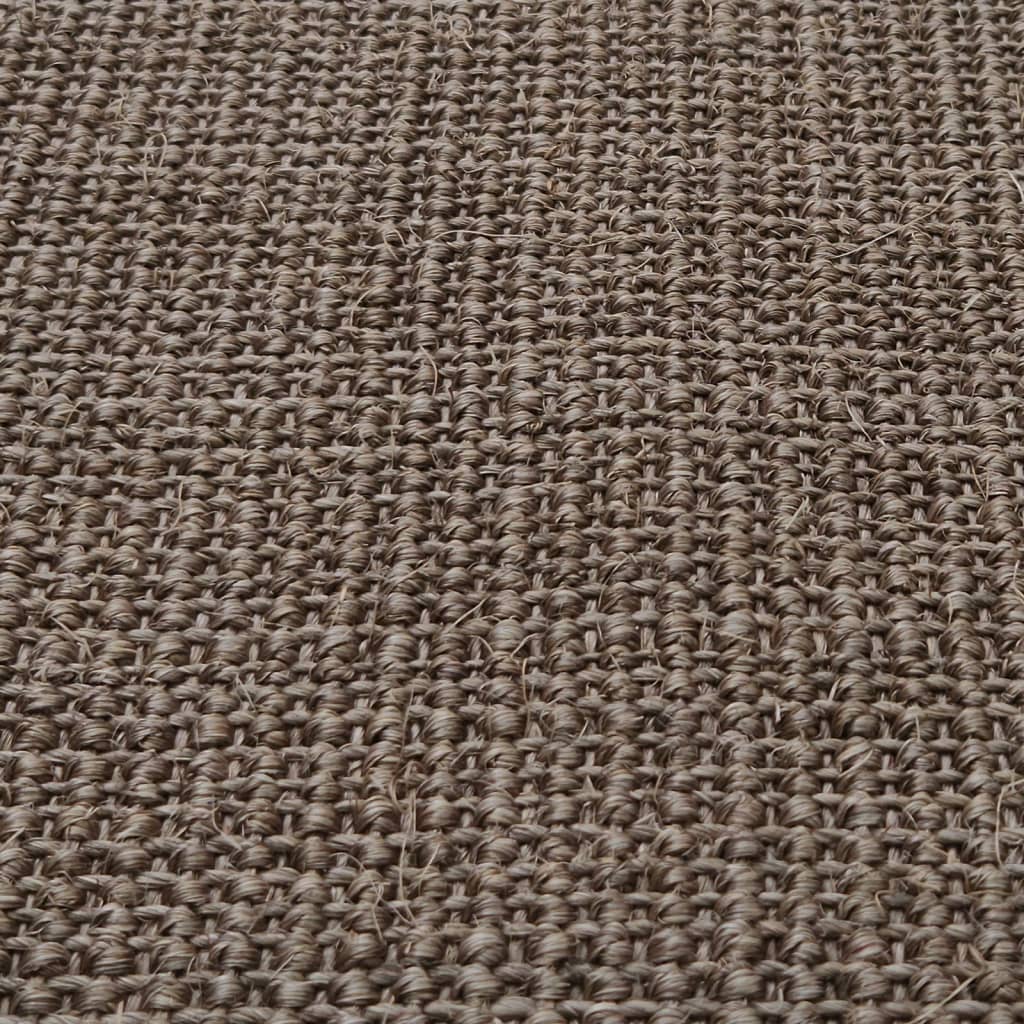vidaXL Sizalowy dywanik do drapania, brązowy, 66x350 cm