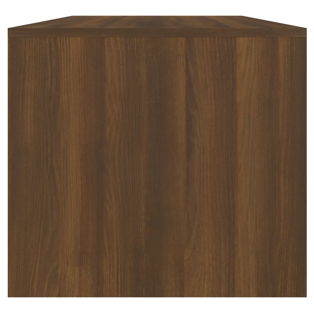 vidaXL Stolik kawowy, brązowy dąb, 102x50x45, materiał drewnopochodny