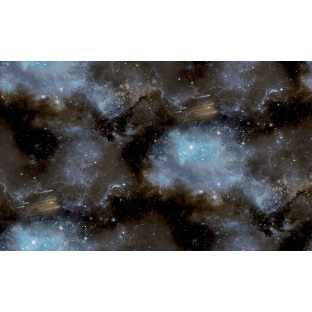 Good Vibes Tapeta Galaxy with Stars, niebiesko-czarna