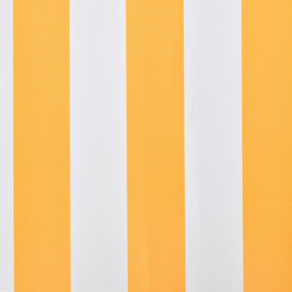 vidaXL Zadaszenie, żółty słonecznikowy i biały, 3x2,5 m (bez ramy)