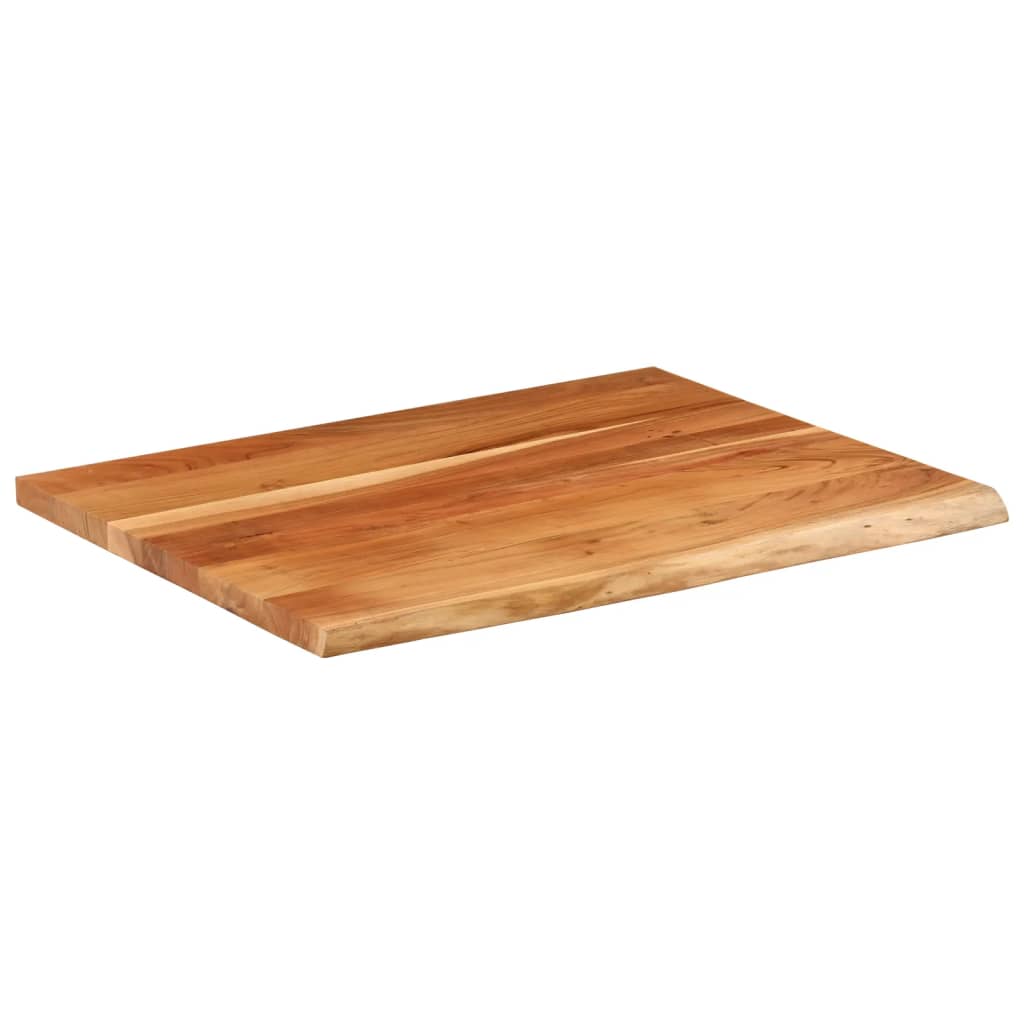 vidaXL Blat biurka, 90x80x3,8 cm, drewno akacjowe, naturalna krawędź