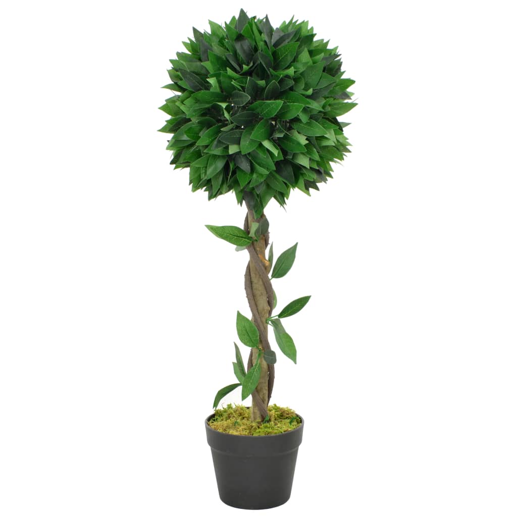 vidaXL Sztuczne drzewko laurowe z doniczką, zielony, 70 cm