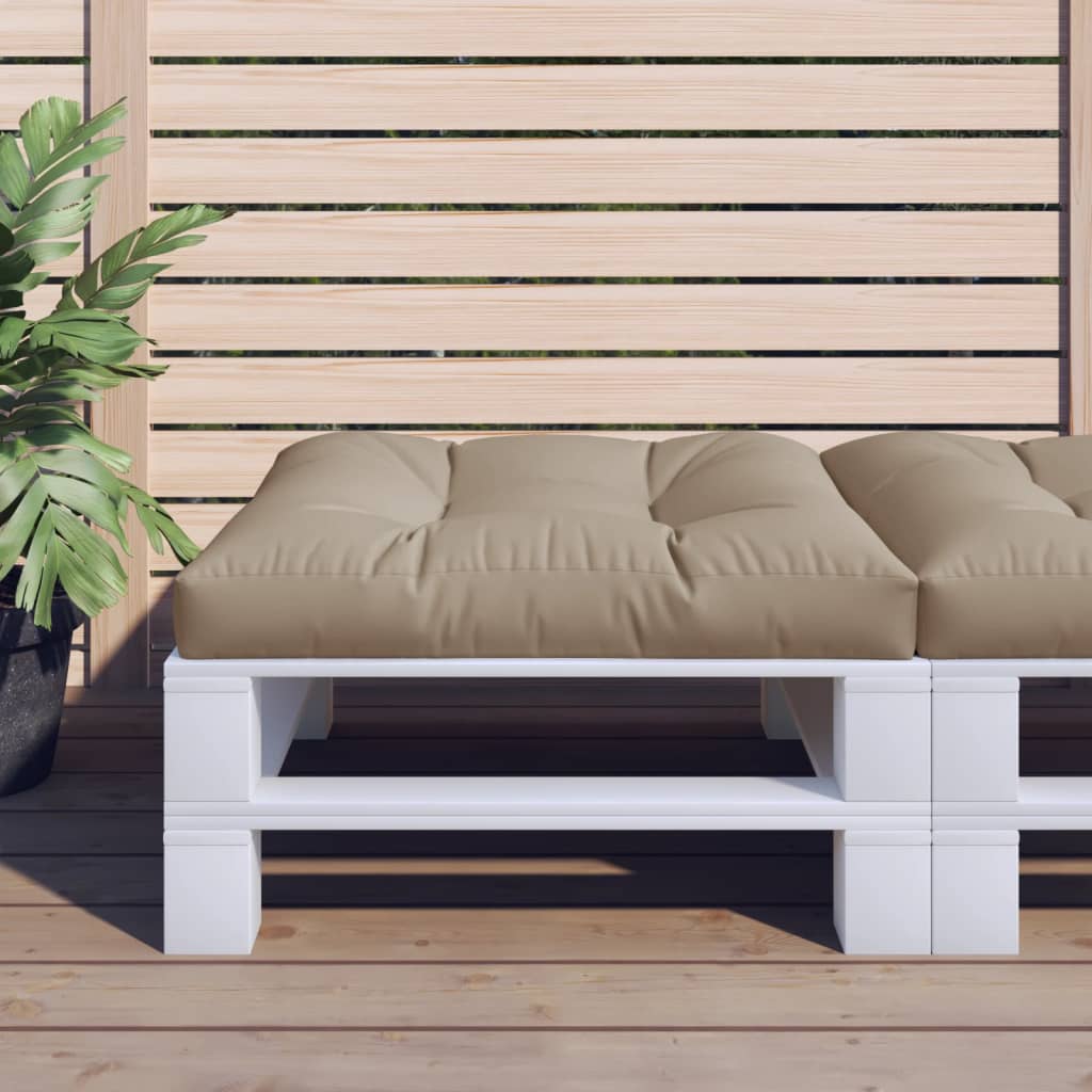 vidaXL Poduszka na sofę z palet, kolor taupe, 70x70x10 cm