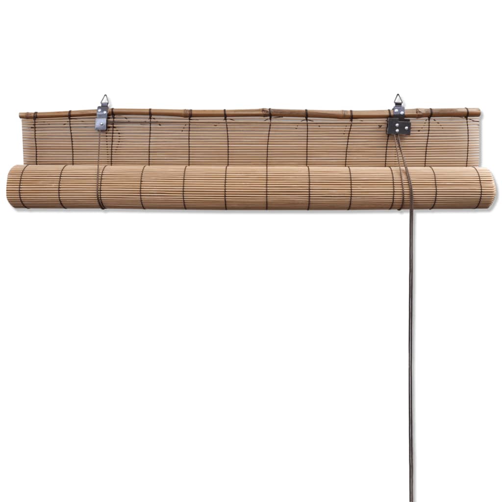 vidaXL Rolety bambusowe, 80 x 160 cm, brązowe