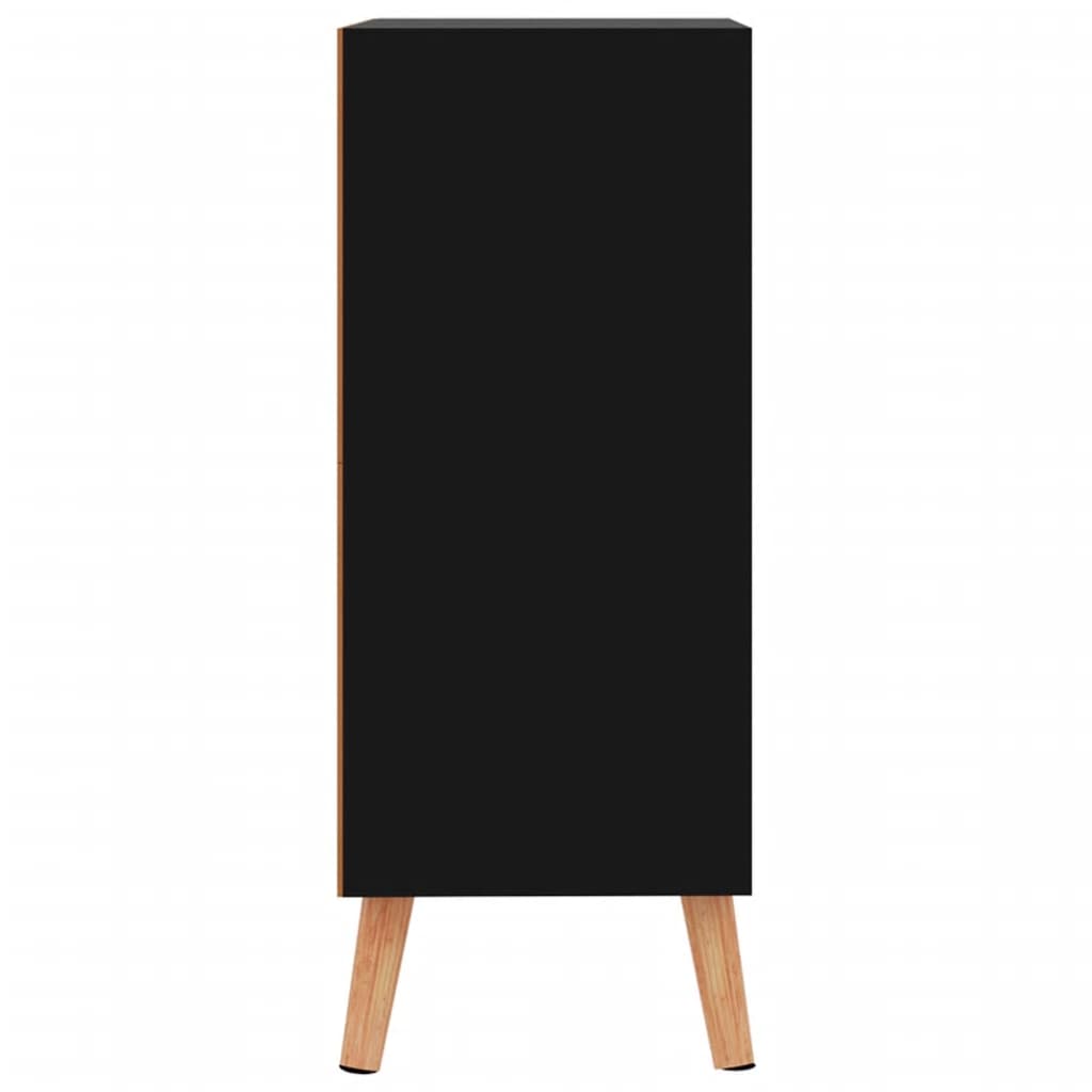 vidaXL Szafka, czerń z połyskiem 60x30x72 cm, materiał drewnopochodny