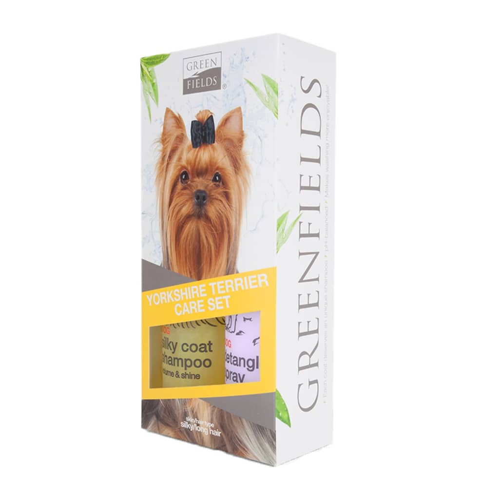 Greenfields Szampon i spray dla psa rasy yorkshire terrier, 2x250 ml