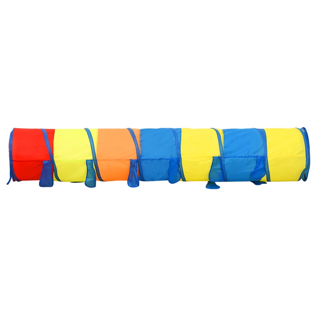 vidaXL Tunel do zabawy dla dzieci 250 piłek kolorowy 175 cm poliester