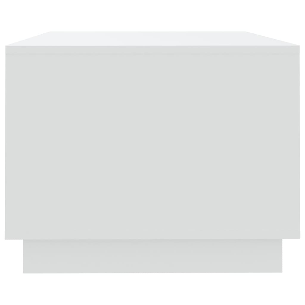 vidaXL Stolik kawowy, biały, 102x55x43 cm, płyta wiórowa