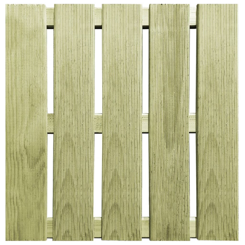 vidaXL Płytki tarasowe, 24 szt., 50 x 50 cm, drewno, zielone