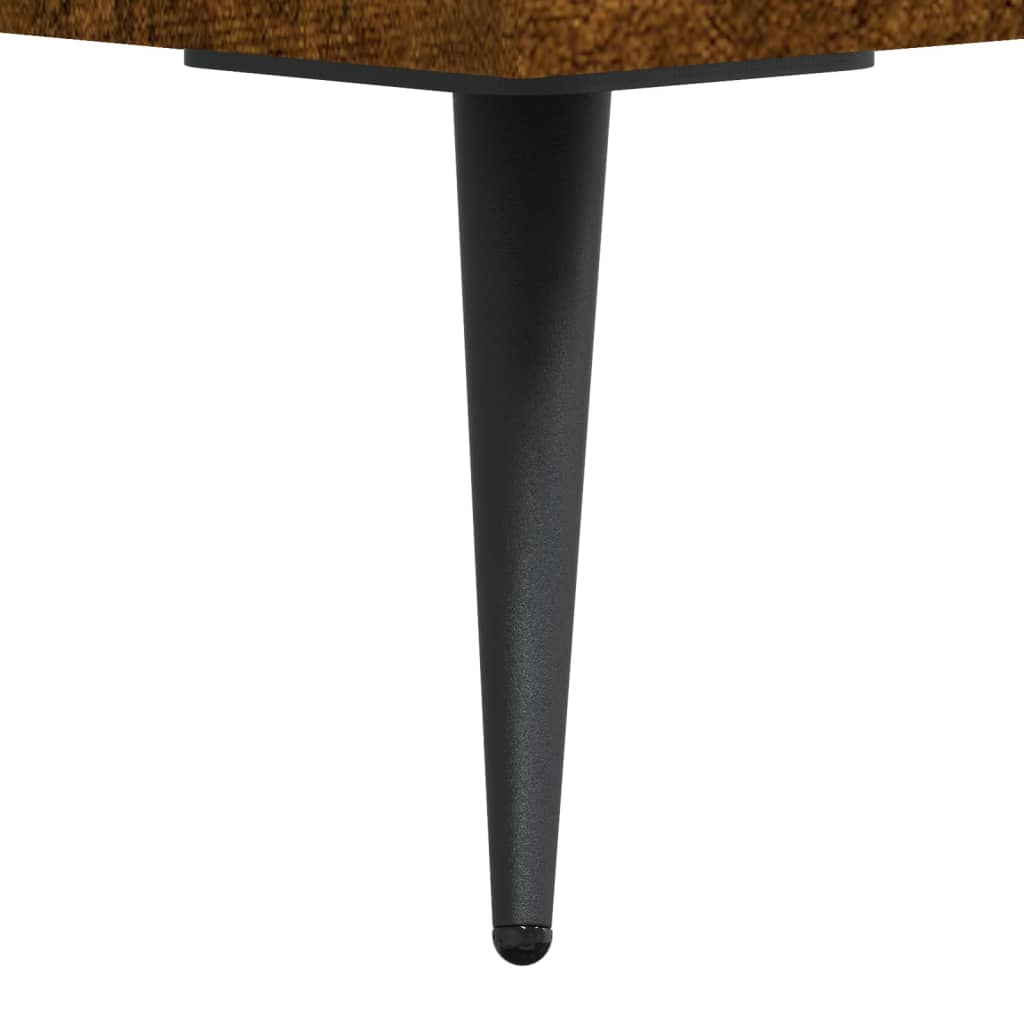 vidaXL Komoda, przydymiony dąb, 69,5x34x90 cm, materiał drewnopochodny