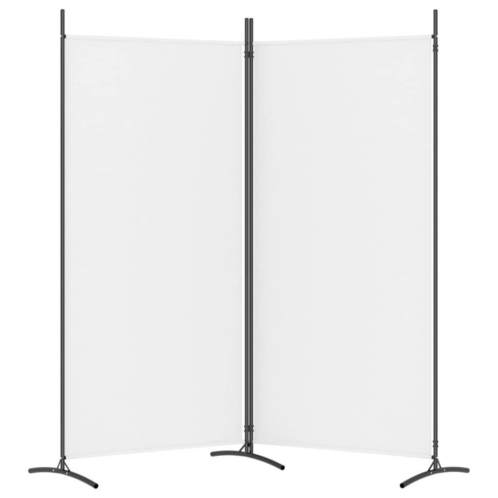 vidaXL Parawan 2-panelowy, brązowy, 175x180 cm, tkanina