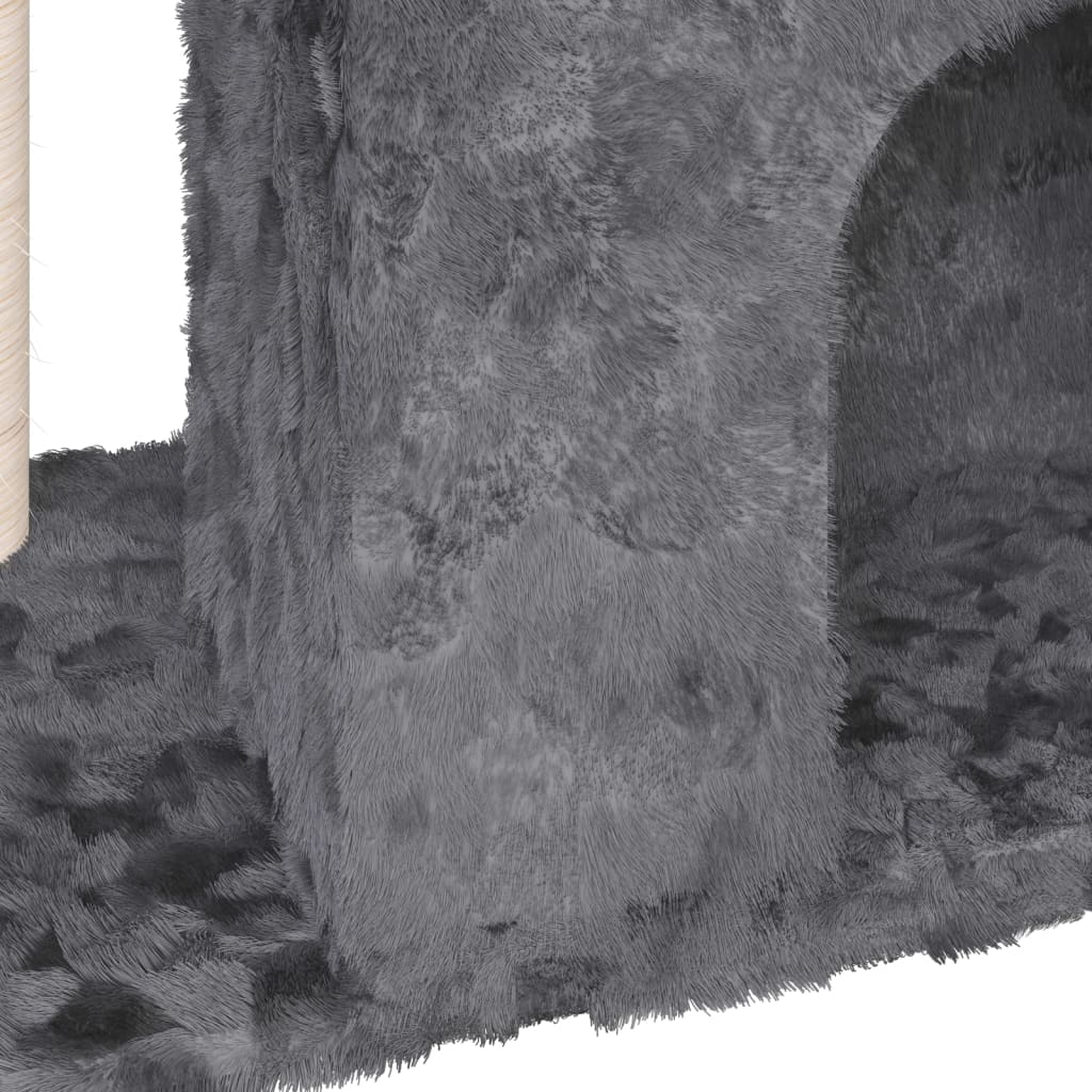 vidaXL Drapak dla kota z sizalowym słupkiem, ciemnoszary, 51 cm