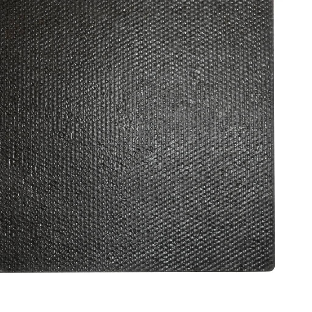 vidaXL Wycieraczka, czarna, 40x60 cm, włókno kokosowe, tuftowana