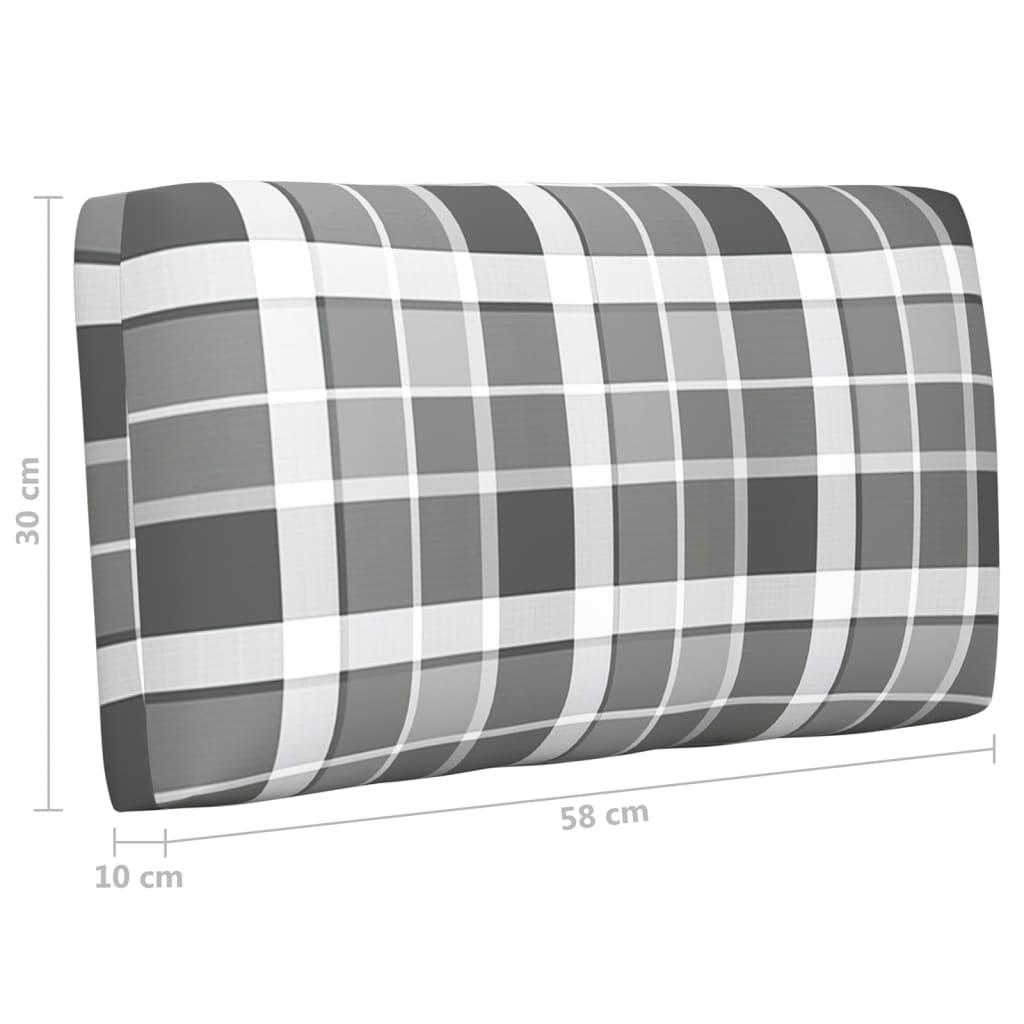 vidaXL 6-cz. zestaw wypoczynkowy z palet, z poduszkami, biały, sosna