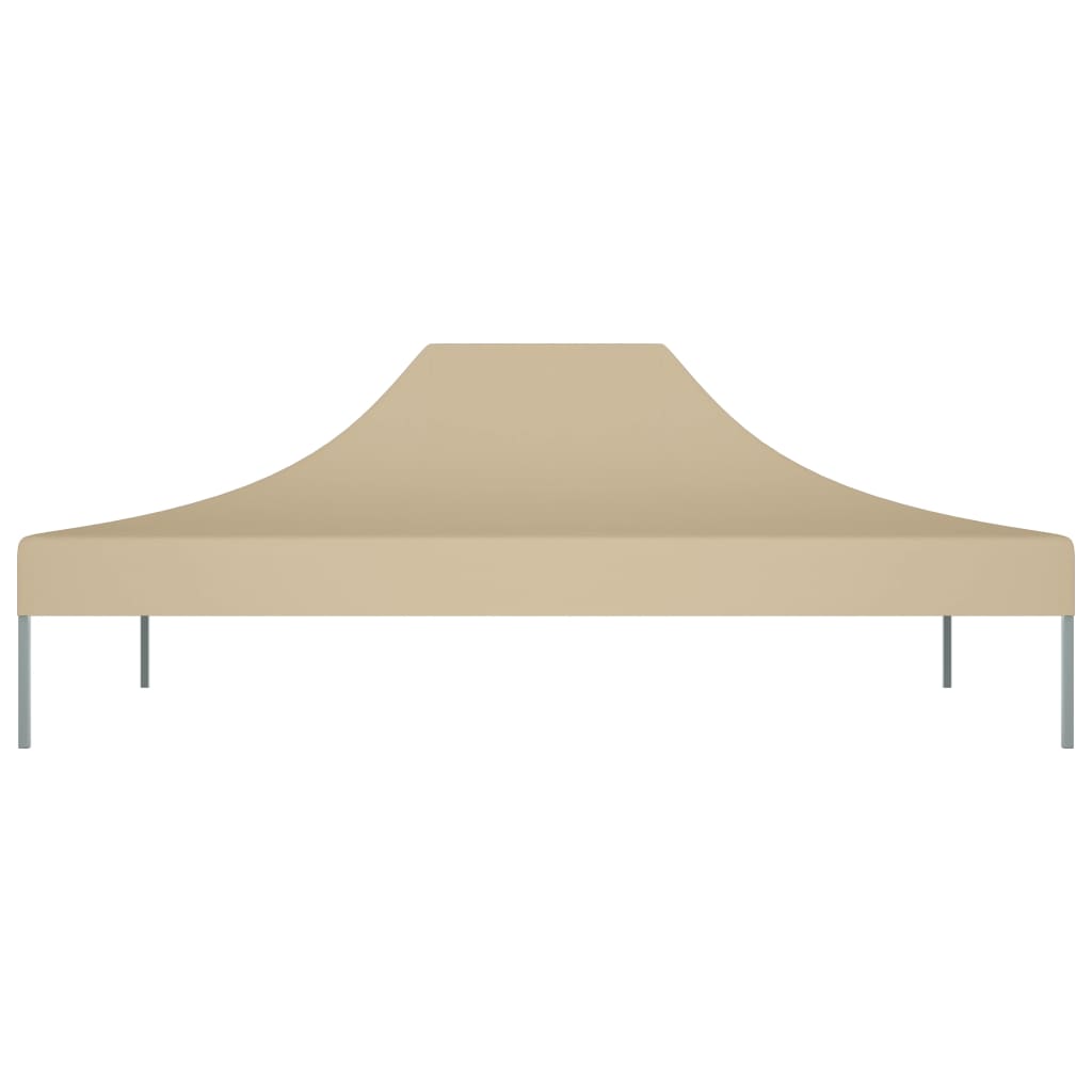 vidaXL Dach do namiotu imprezowego, 4 x 3 m, beżowy, 270 g/m²