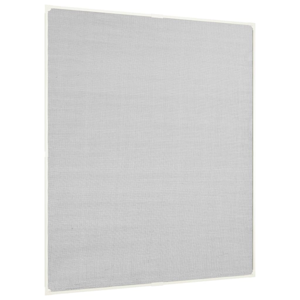 vidaXL Magnetyczna moskitiera okienna, biała, 120x140 cm