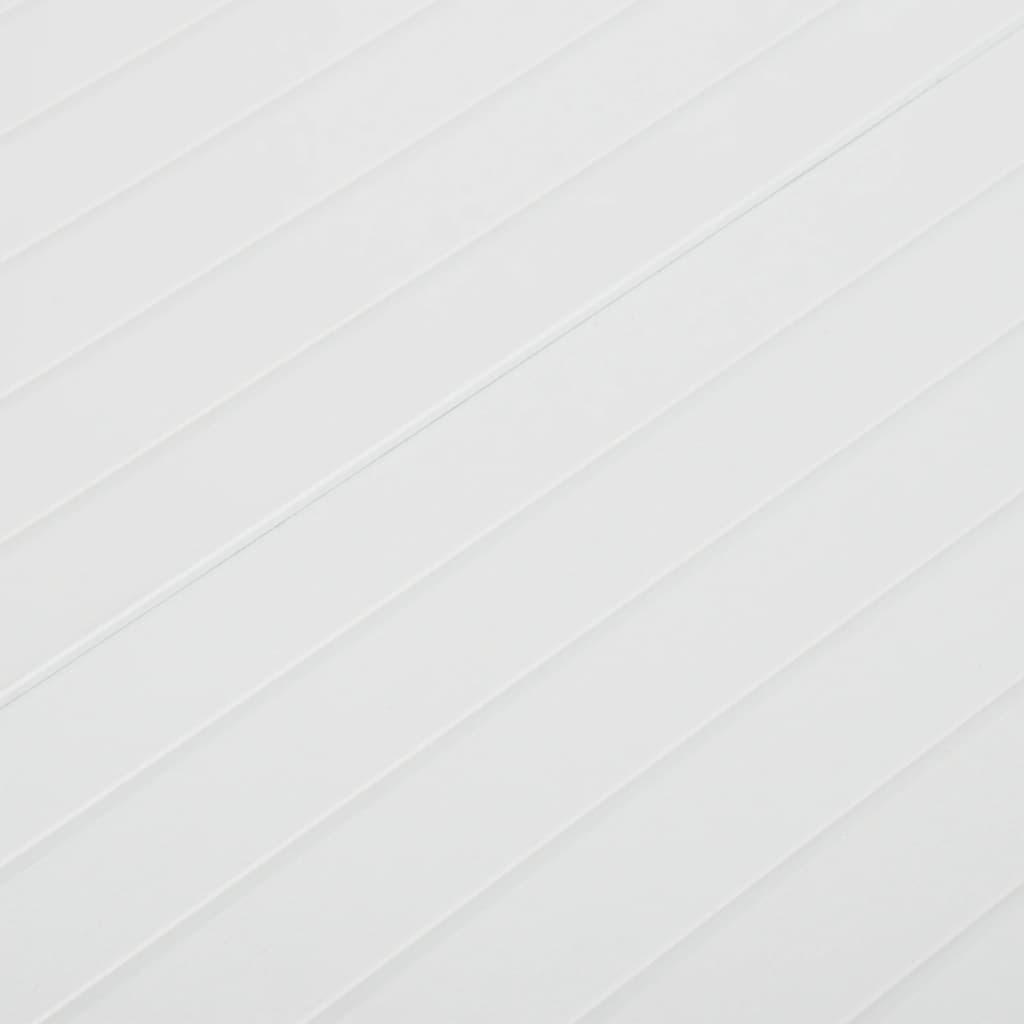 vidaXL Stół ogrodowy, 150x90x72 cm, PP, biały