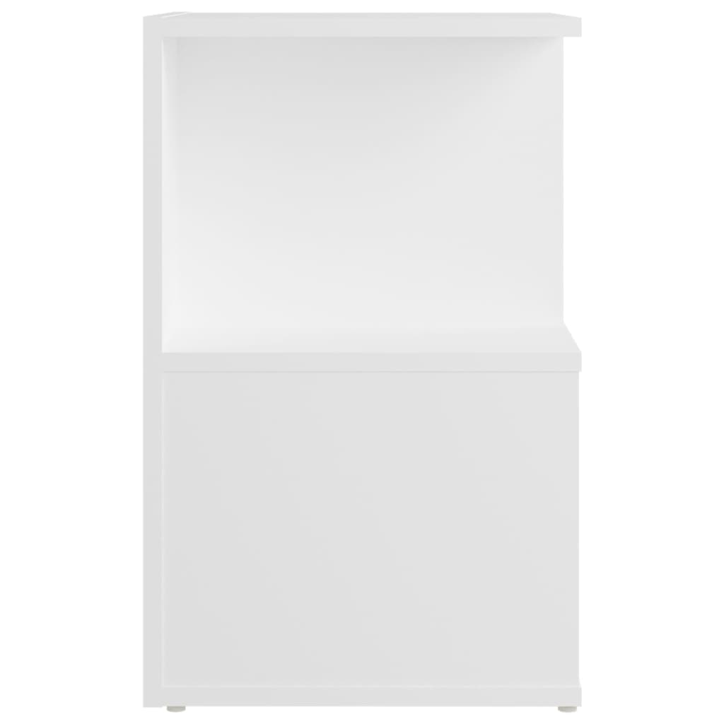 vidaXL Szafka nocna, biała, 35x35x55 cm, płyta wiórowa