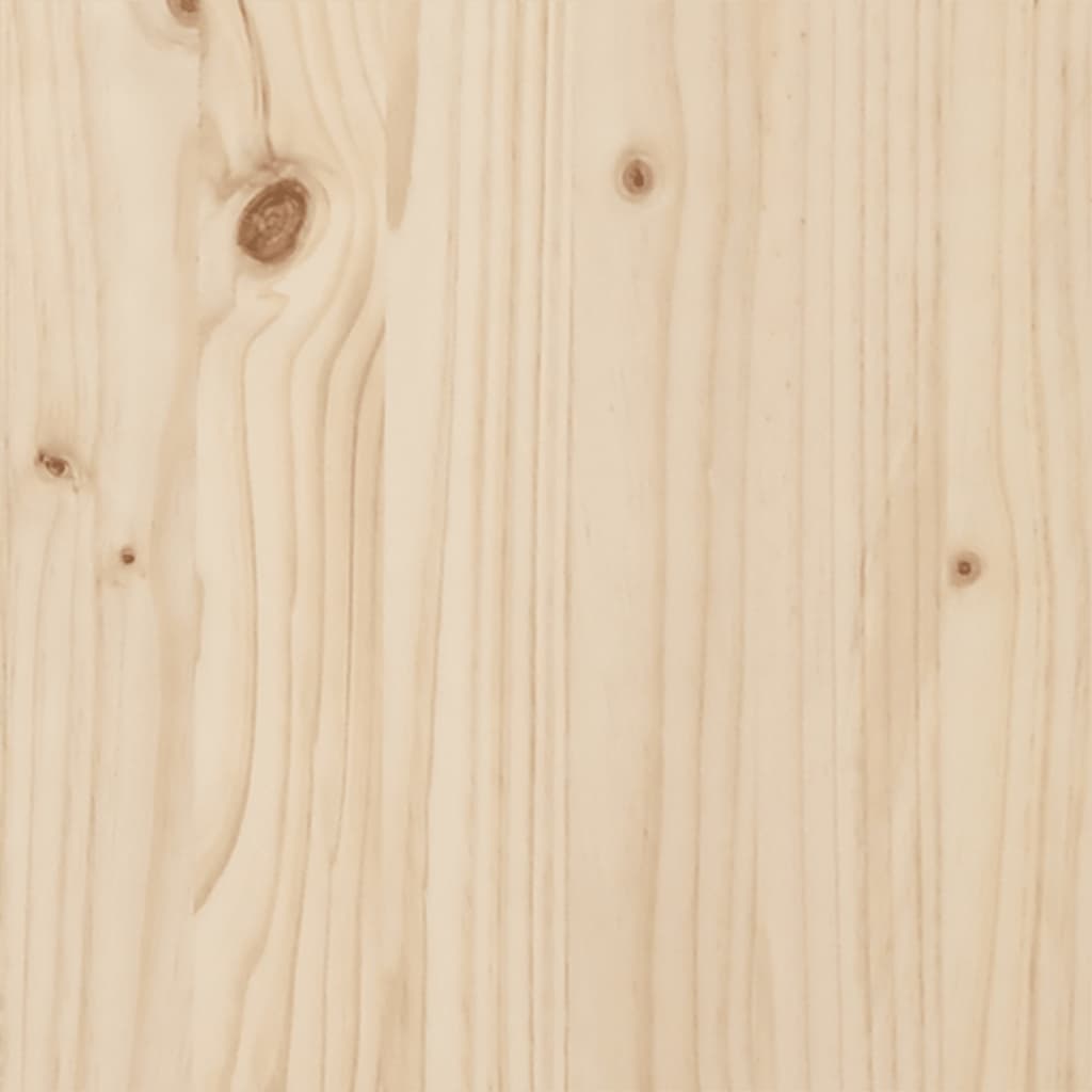 vidaXL Stolik ogrodniczy z półką, 108x35x75 cm, lite drewno sosnowe