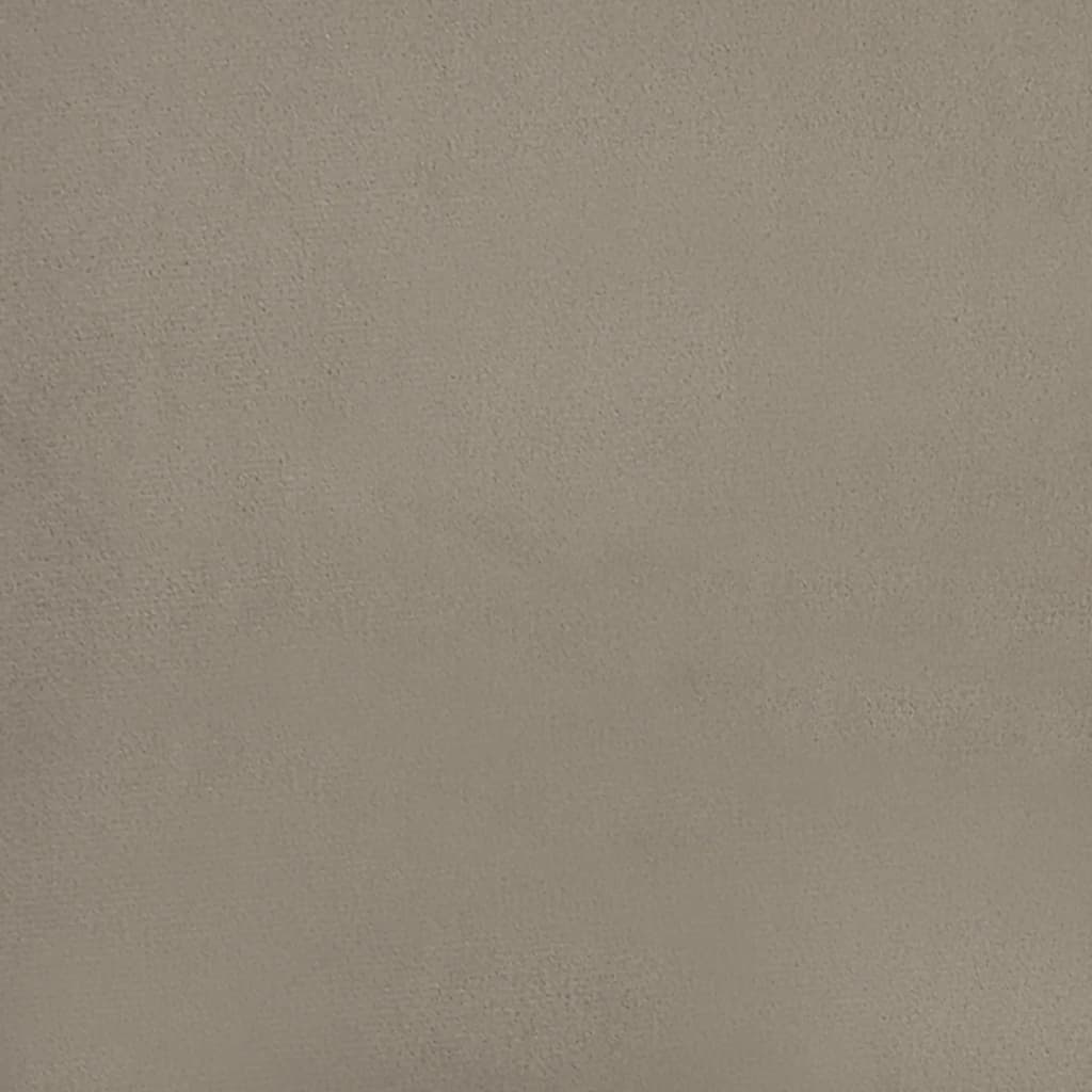 vidaXL Podnóżek, jasnoszary, 78x56x32 cm, tapicerowany aksamitem