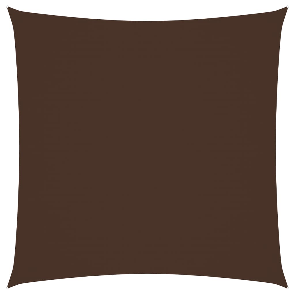 vidaXL Żagiel ogrodowy, tkanina Oxford, kwadratowy, 5x5 m, brązowy