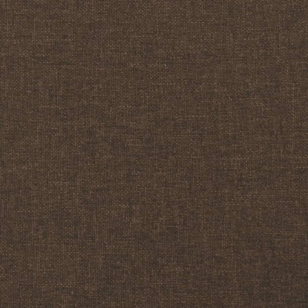 vidaXL Materac kieszeniowy, ciemnobrązowy, 140x200x20 cm, tkanina