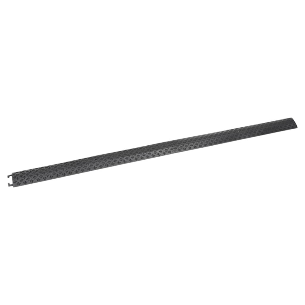 vidaXL Najazdy kablowe, 2 szt., 98,5 cm, czarne
