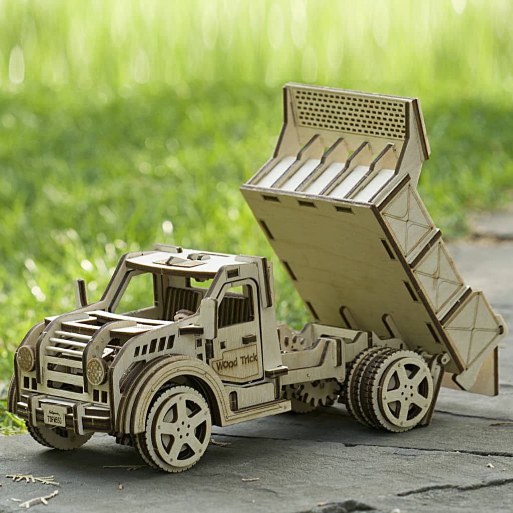 Wood Trick Drewniany model ciężarówki, zestaw modelarski