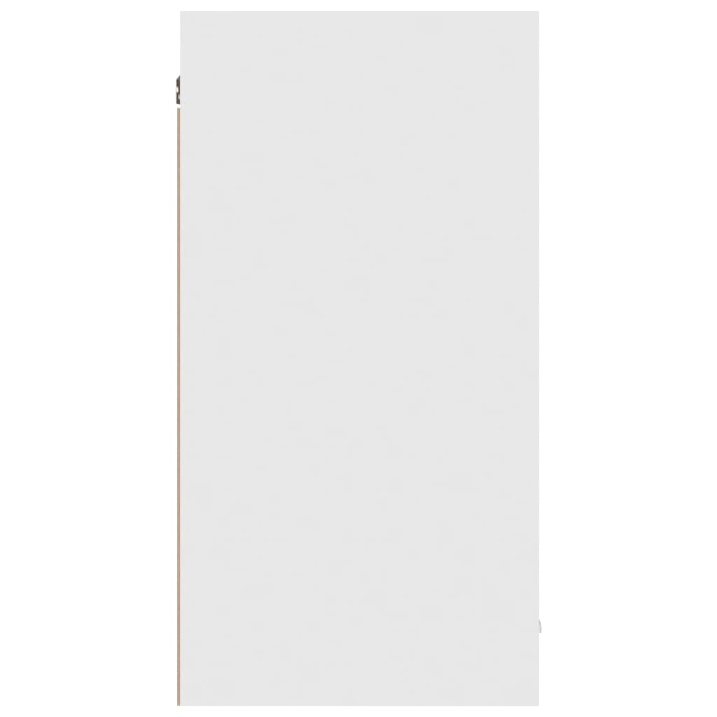 vidaXL Szafka wisząca, biała, 80x31x60 cm, materiał drewnopochodny