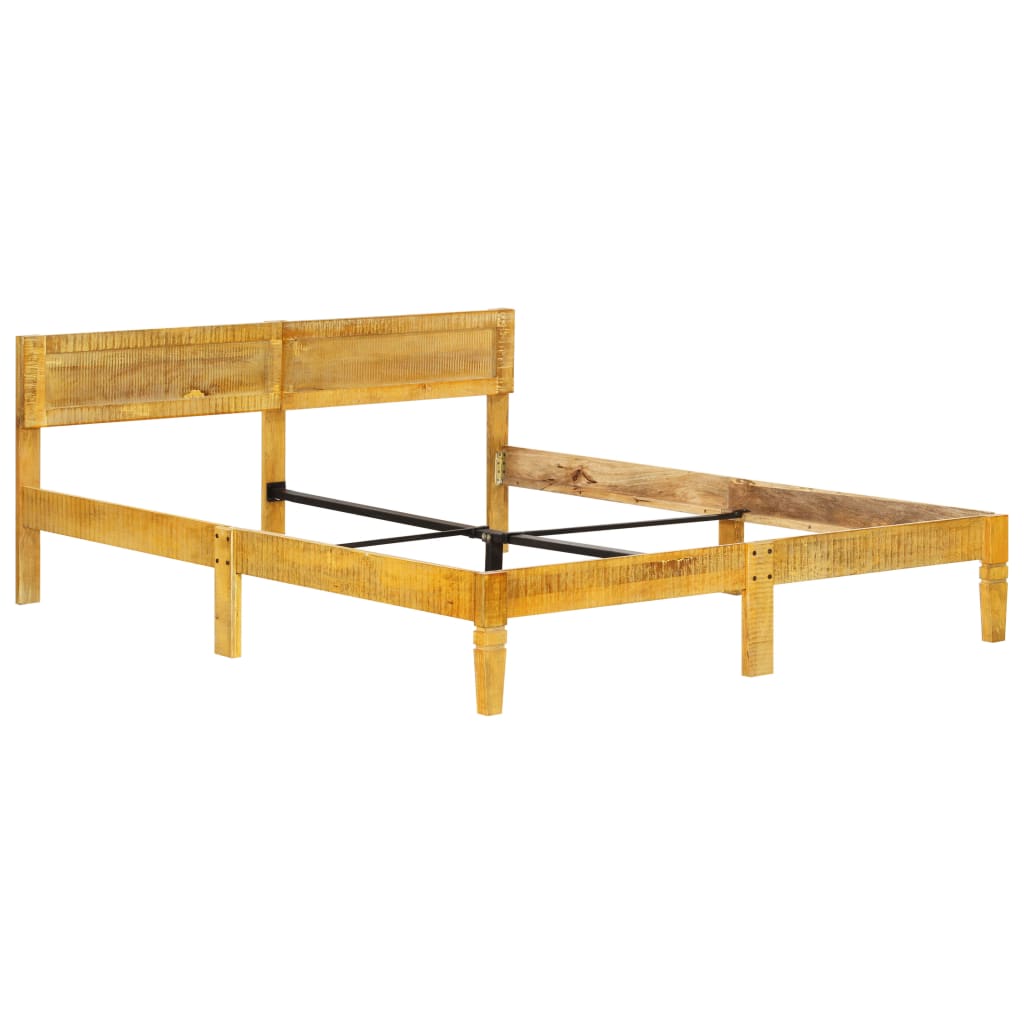 vidaXL Rama łóżka z litego drewna mango, 160 cm
