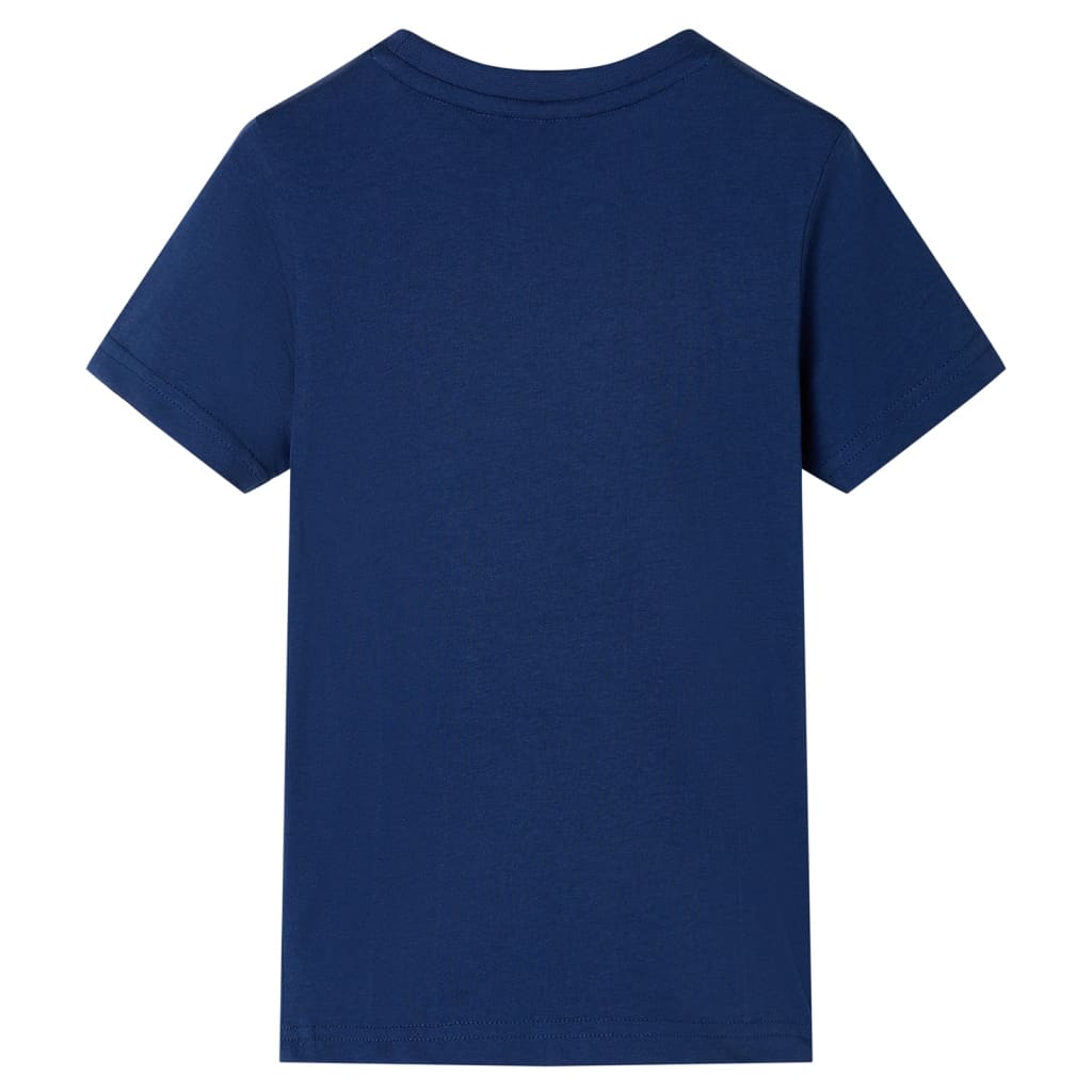 Koszulka dziecięca, ciemnoniebieska, 92