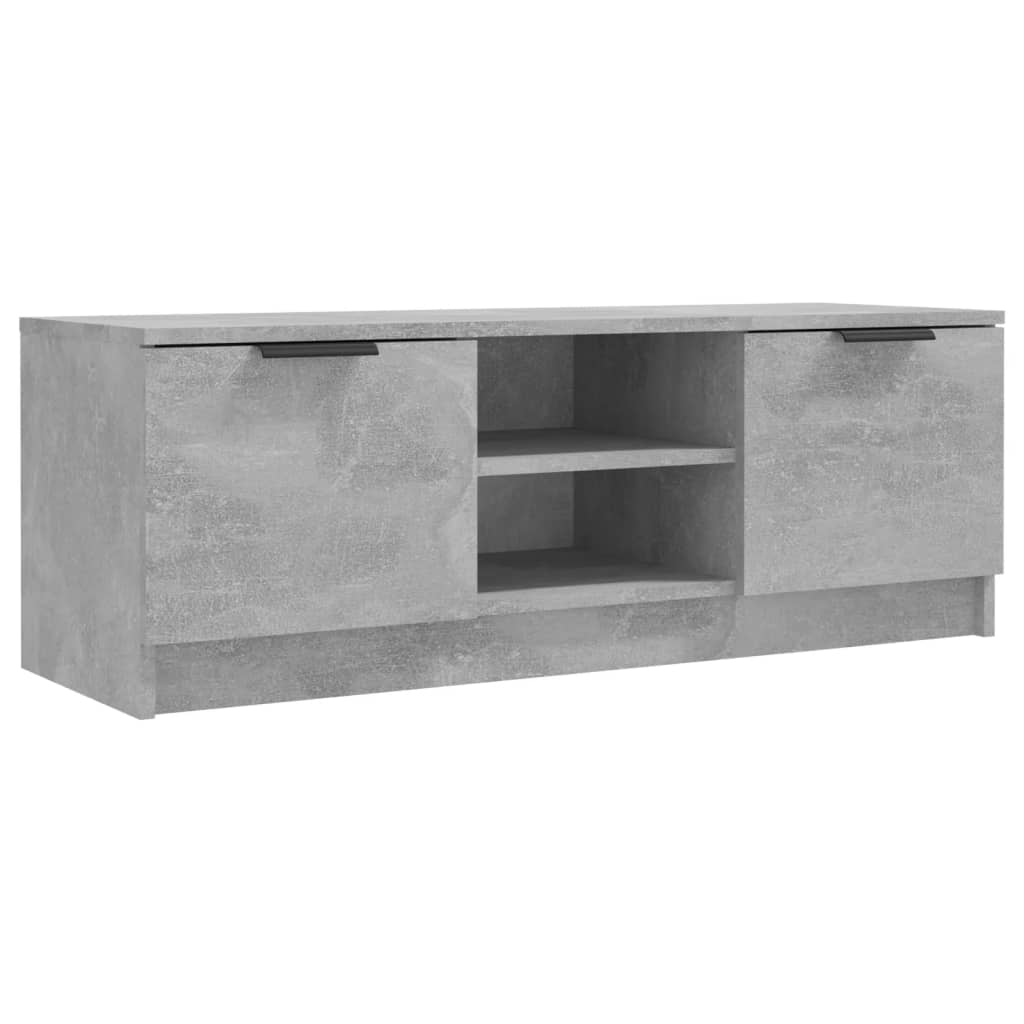 vidaXL Szafka pod telewizor, szarość betonu, 102x35x36,5 cm