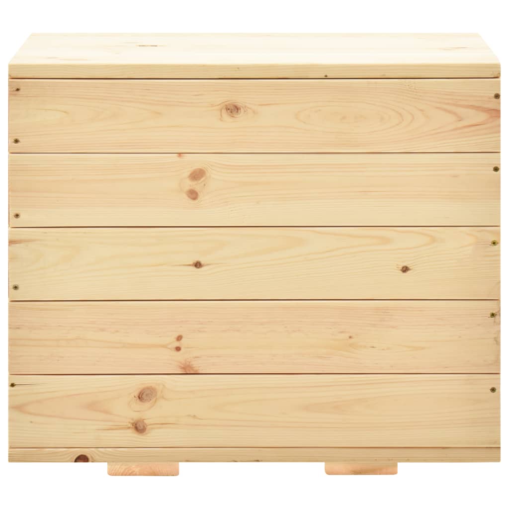 vidaXL Skrzynia, 60x54x50,7 cm, lite drewno sosnowe
