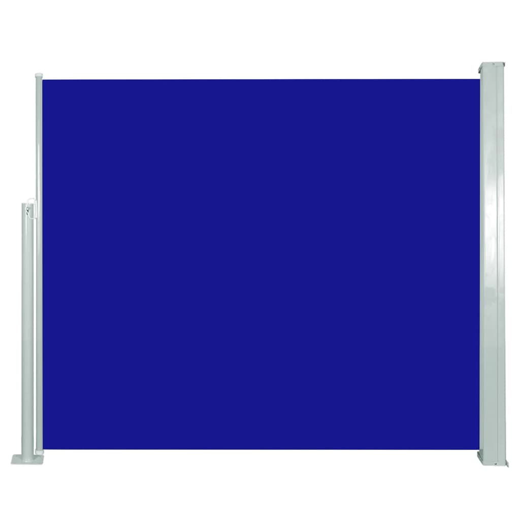 vidaXL Zwijana markiza boczna, 120 x 300 cm, niebieska
