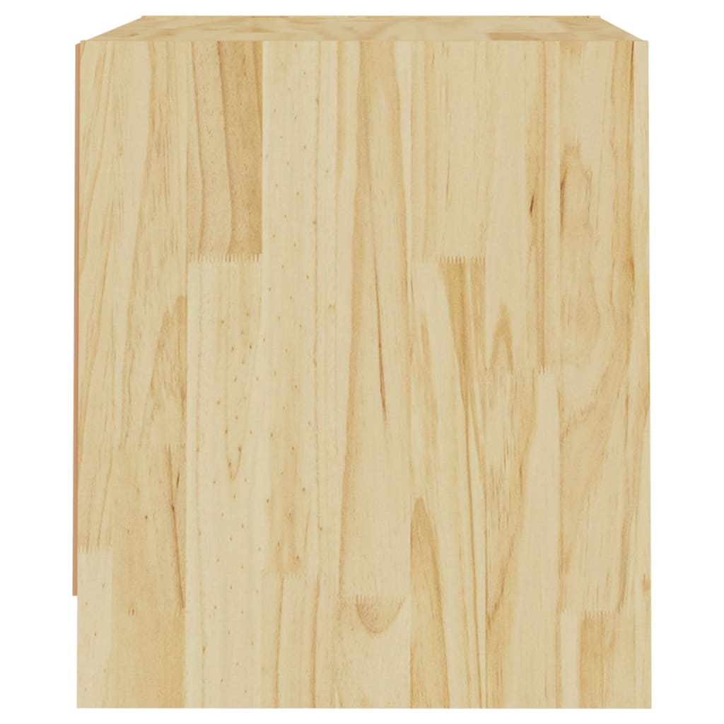 vidaXL Szafki nocne, 2 szt., 40x30,5x35,5 cm, lite drewno sosnowe