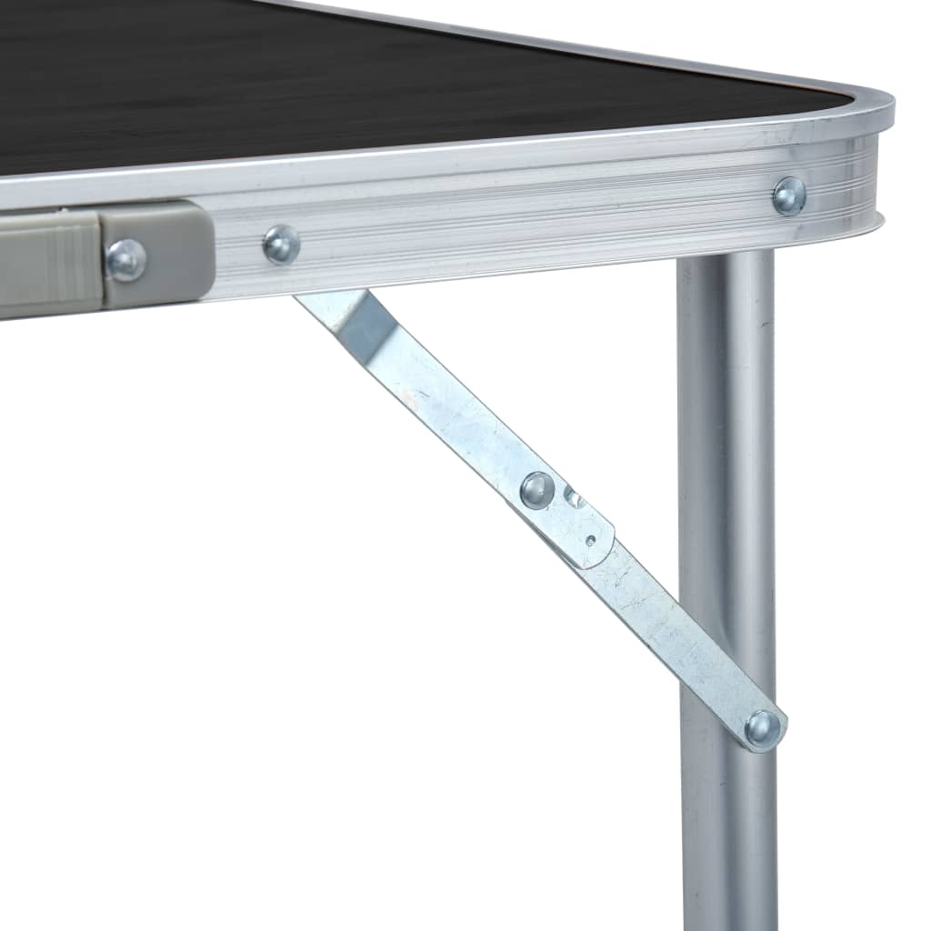 vidaXL Składany stolik turystyczny, aluminiowy, 240 x 60 cm